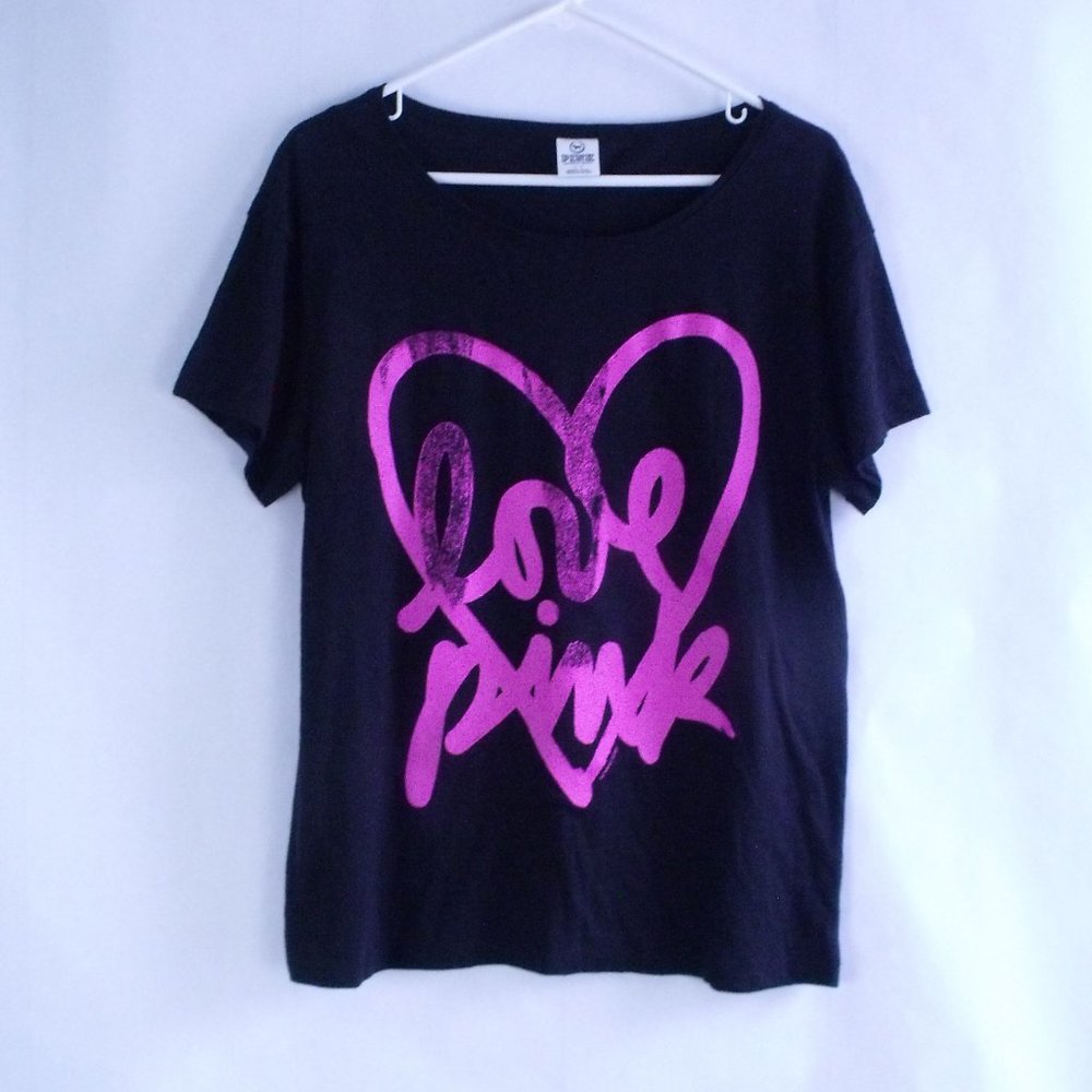 VS PINK Love Pink T-Shirt Small